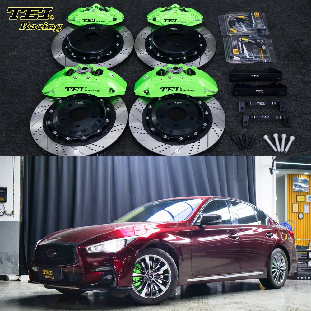 Front and Rear P60ES and P40S-R Big Brake Kit Auto brake system For INFINITI Q50 2016 year 18/19 Inch Car Rim