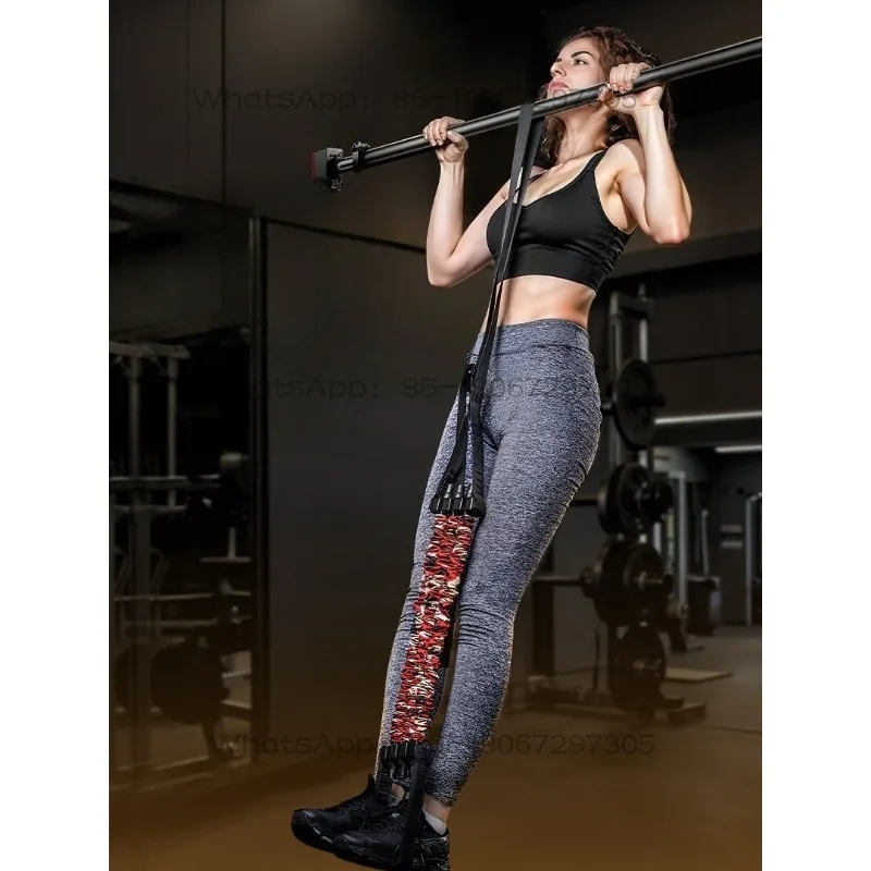 Pull-up Boost with Horizontal Bar Training with Household Tension Resistance Belt Fitness Equipment Men