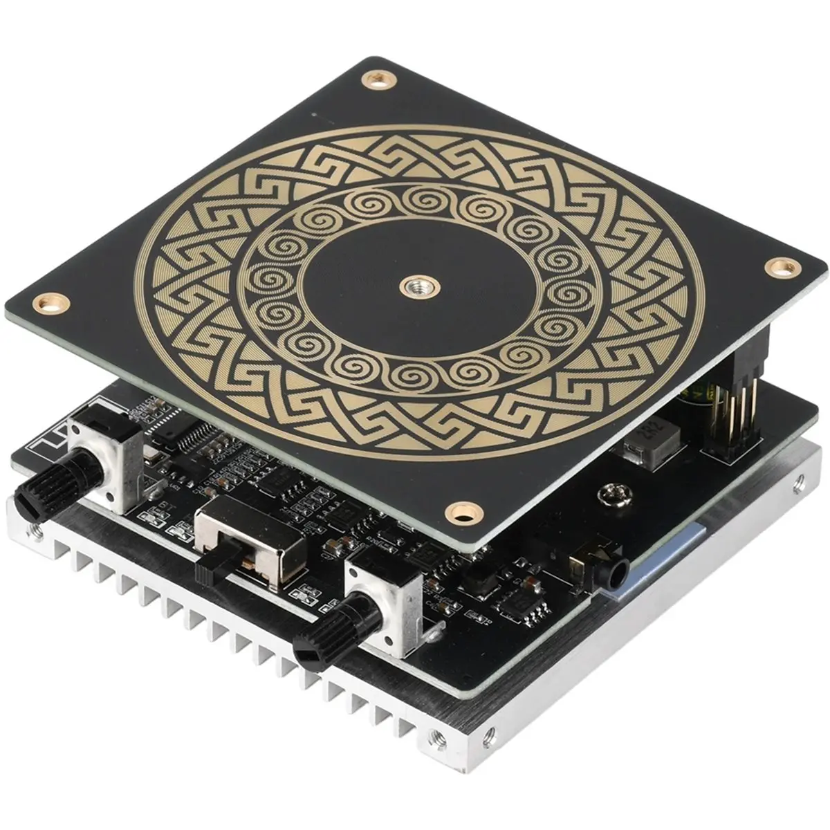 Dual-Mode Music for Coil Touch Artificial Bluetooth RGB Lighting Gold-Plated Ring Coil