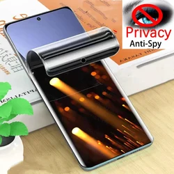 Privacy Hydrogel Film For Samsung Galaxy M31S M30S A01 M01 M31 A31 M20 A10E S20 FE 2020 M21 A20E Phone Screen Protectors