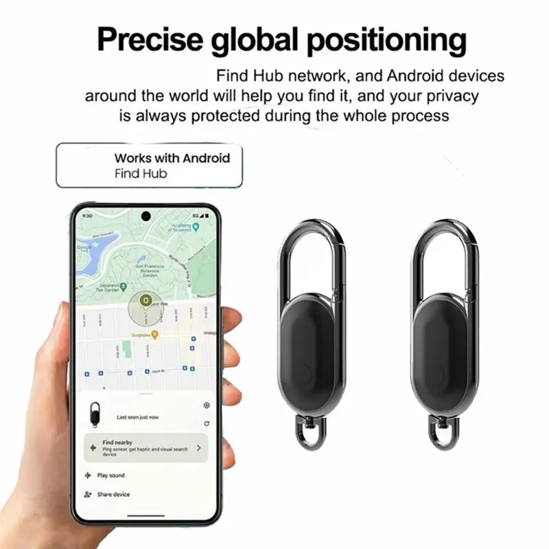 B92B-Smart Tracker Tag Locator Key Finder Anti Lost Alarm GPS Tracking Device For Android Find My Hub For Keys Wallet