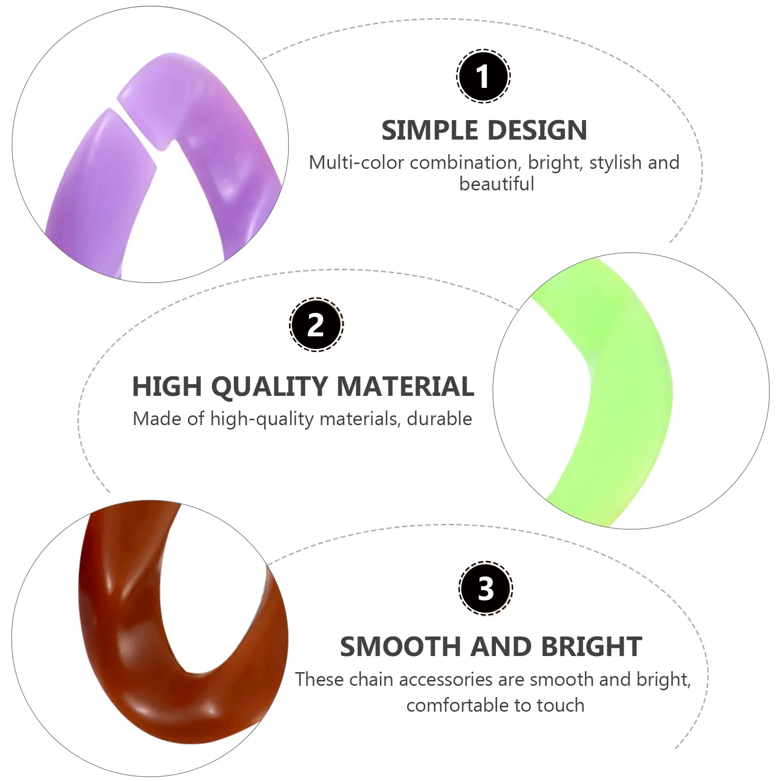 

100 Pcs Earrings Hair Clips Bag Chain Charm Accessories for Handbags Chic Chain Accessories DIY Jewelry Shoulder Bags