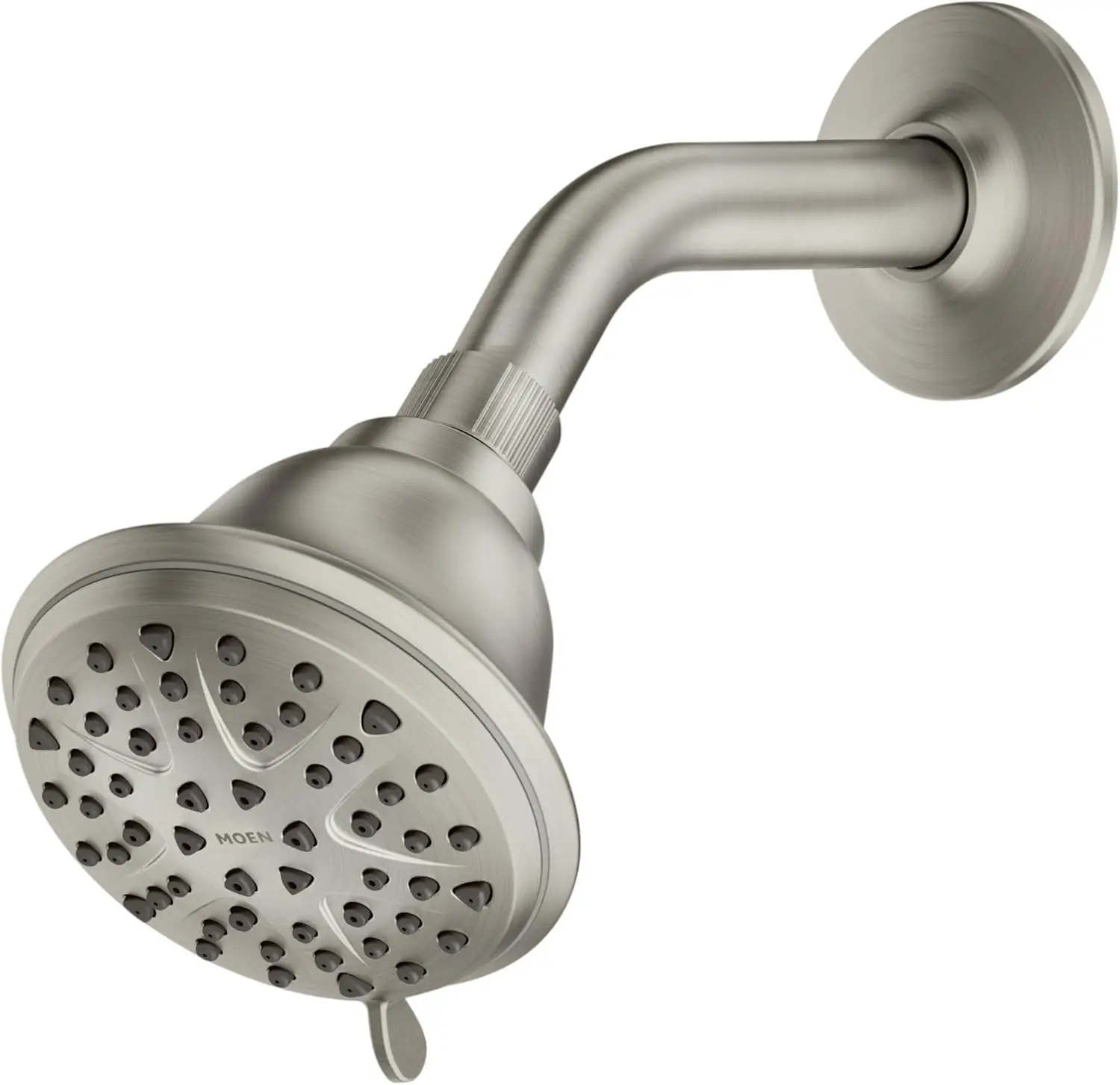 

8-Function Wall Mount Fixed Showerhead, Spot Resist Brushed Nickel Finish for Cleaner Bath