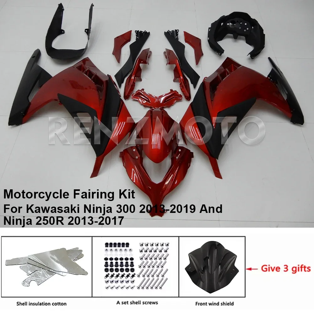 

Обтекатель для Kawasaki Ninja 250R 300 13-19, комплект для мотоцикла, декоративная пластиковая защитная пластина, аксессуары, оболочка