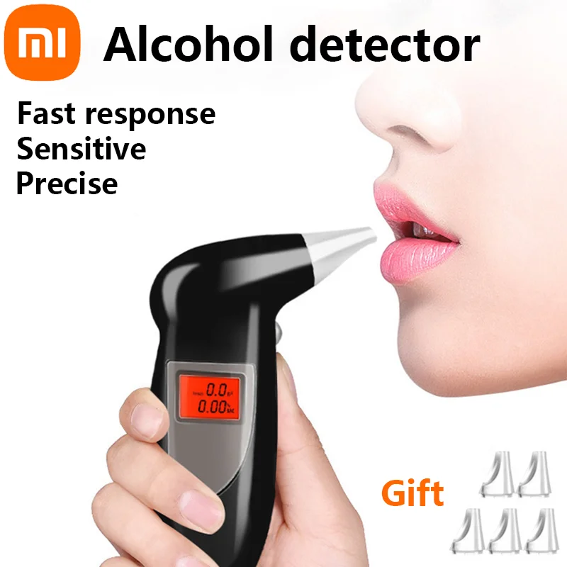 Xiaomi Automatic Alcohol Tester Professional Breath Alcohol Tester super-accurate Breathalyzer Alcohol Test Tools 2025 Newest ﻿