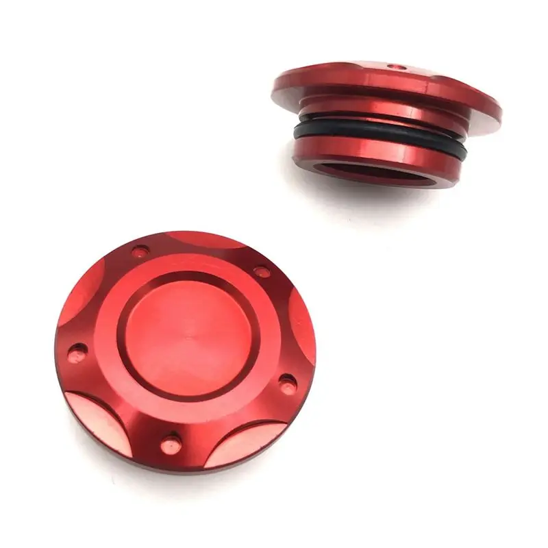 A95E-Motorcycle Frame Hole Plug Cap Kit Body Decoration Screw For YZF R25 R3 MT25 MT03 2014-2023 Red