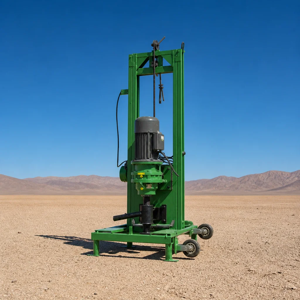 Customized Water Well Drilling Machine 100 Meter Depth Hydraulic Driven Wear Resistant for Garden Water Supply Drilling Rig