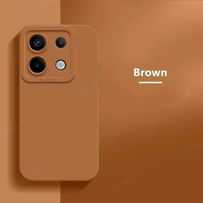 Para Poco M6 Pro funda para Xiaomi Poco M6 Pro funda Fundas Coque Protector de cámara funda trasera de silicona líquida Poco M6 Pro