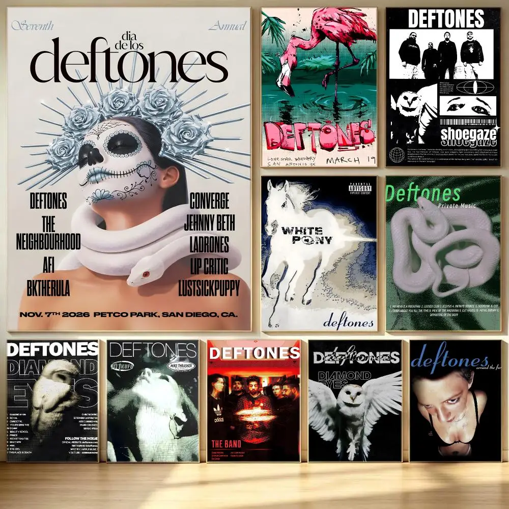 band Deftones Poster Poster HD  Printing Soothing and Cream Style Home Decor for the Living Room cafes Gift Giving