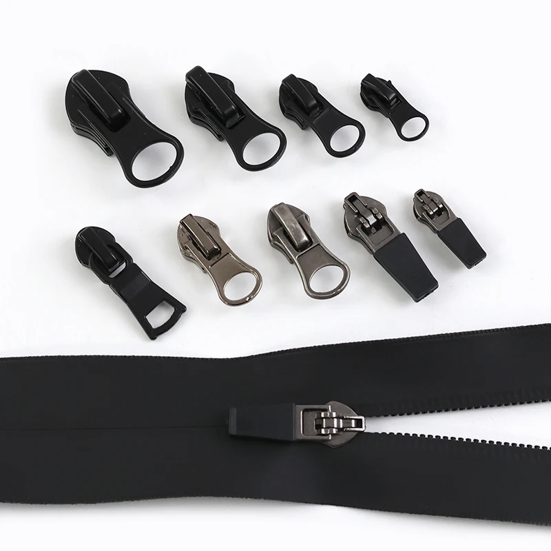 

20Pcs 3# 5# 8# 10# Nylon Zipper Slider for Invisible Waterproof Zippers Clothes Jacket Closures Zip Pull Reverse Zips Repair Kit