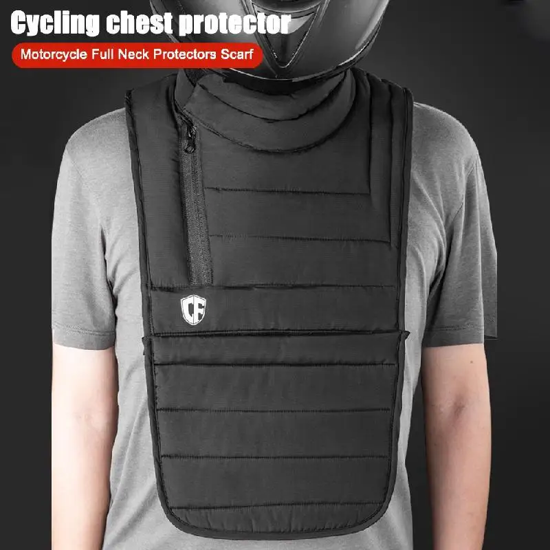 Motorcycle Full Neck Protective Scarf Mask Windproof Warm Motorcycle Mask Polar Winter Motorcycle Ski Windproof Chest Protector