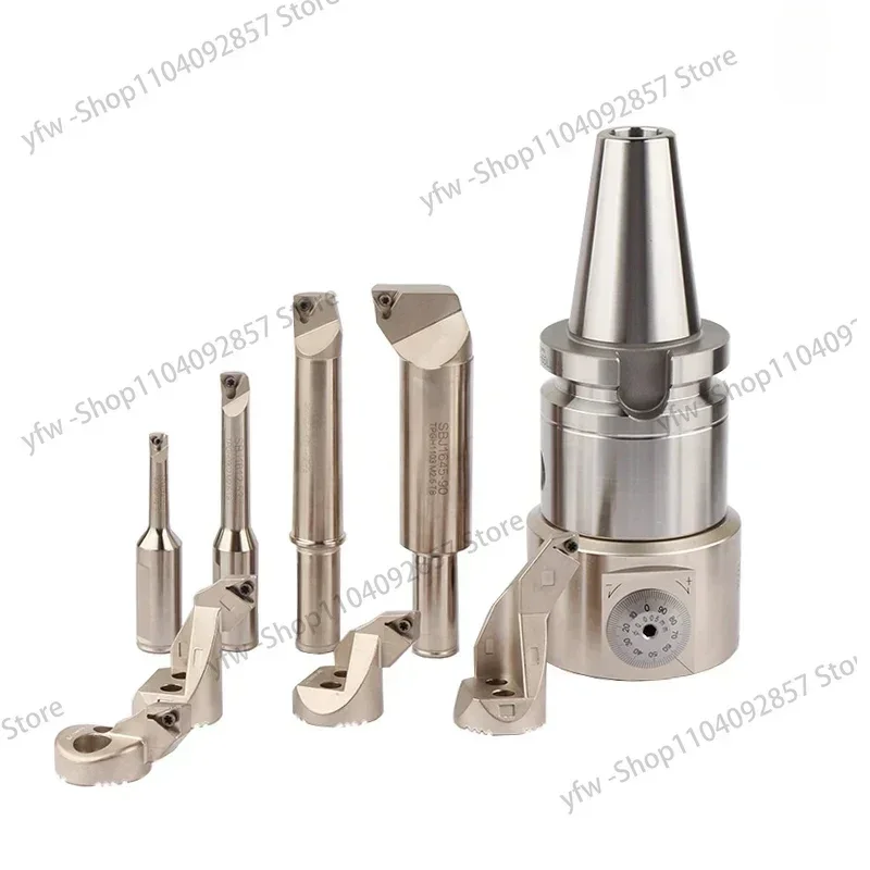 Fine Boring Head BT40 NBH2084s Tune Fine Boring Tool Precision 0.005mm Boring Heads Set for CNC Tools