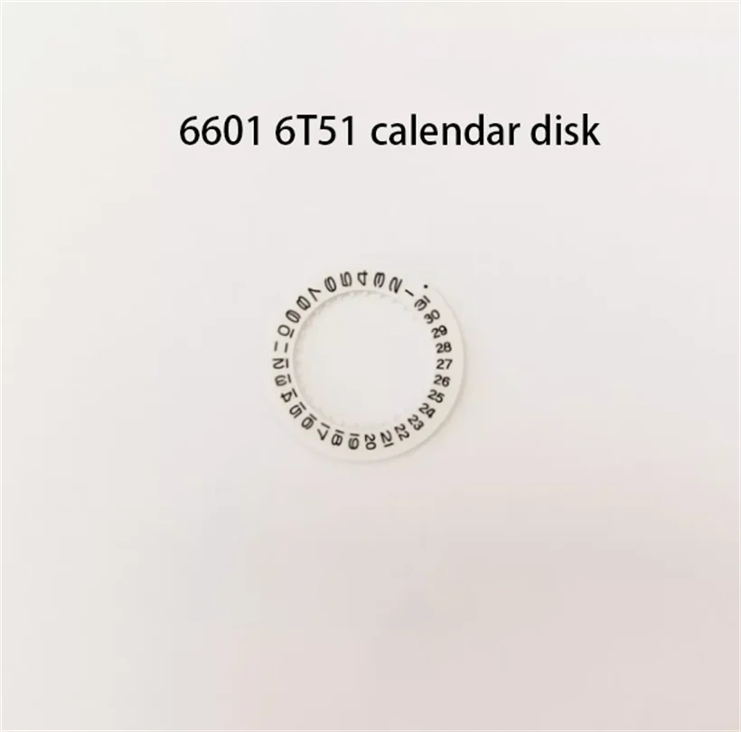 Watch Accessories Are Brand New Original Suitable For 6T51 Movement Weekly Dial Calendar Dial Meiyouda 6601 Parts