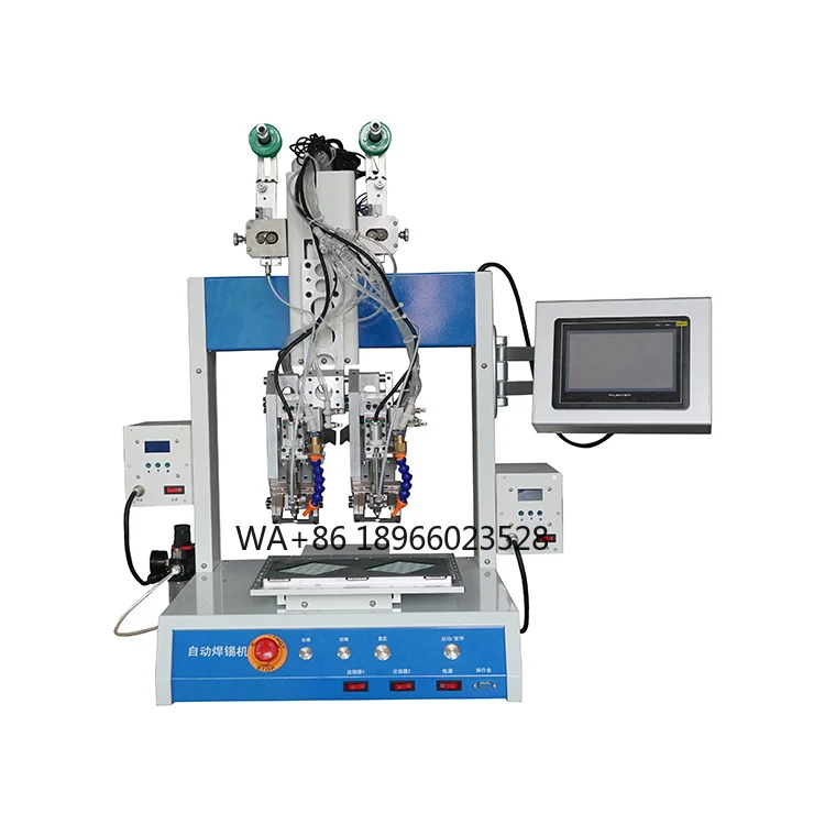 Automatic stripping/stripping cutting and soldering machine 441BII wire to printed circuit board soldering machine with dual