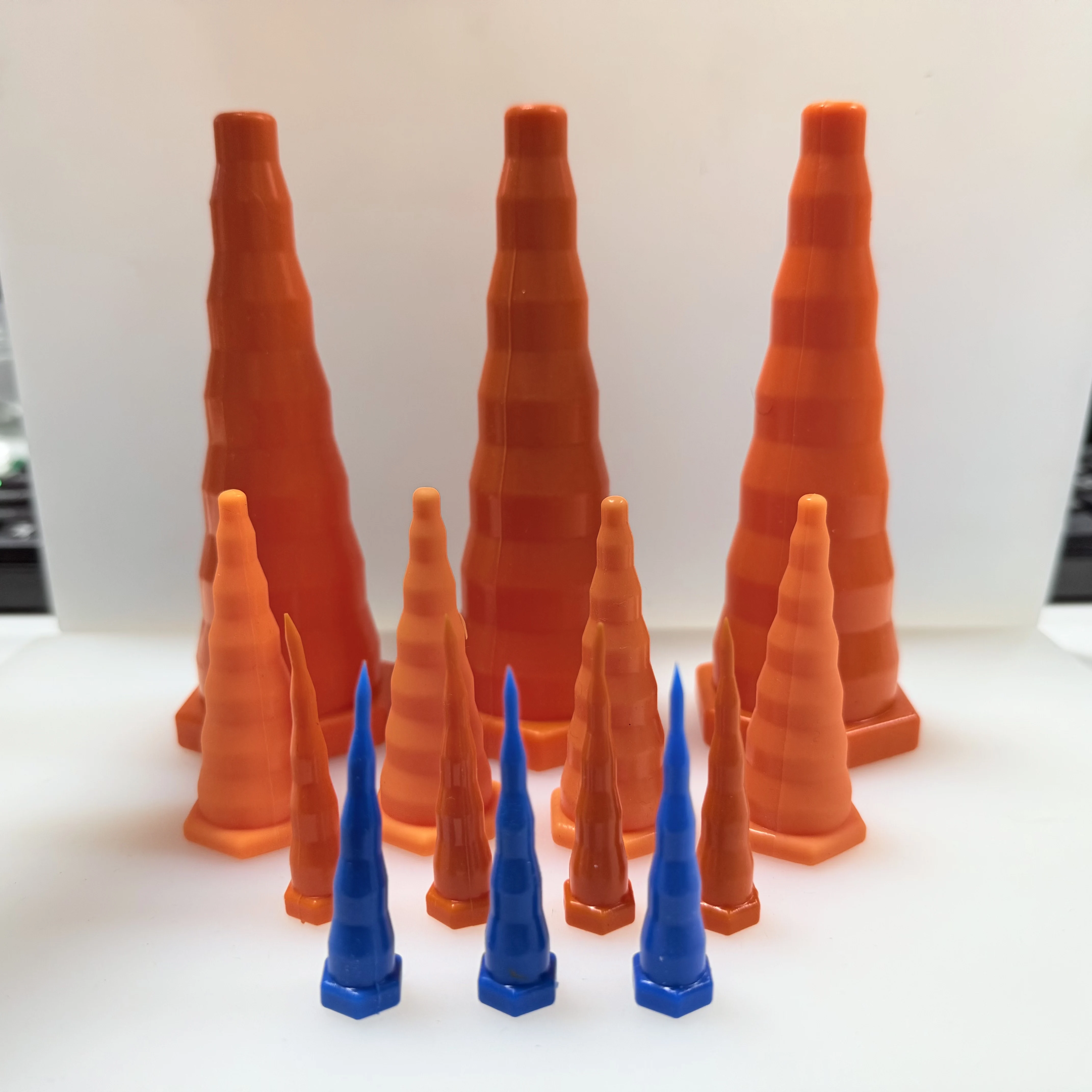 طقم برتقالي لخرطوم هيدروليكي مضاد للتنقيط مكون من 17 قطعة، مناسب للمقابس المطاطية لخدمة زيت الري