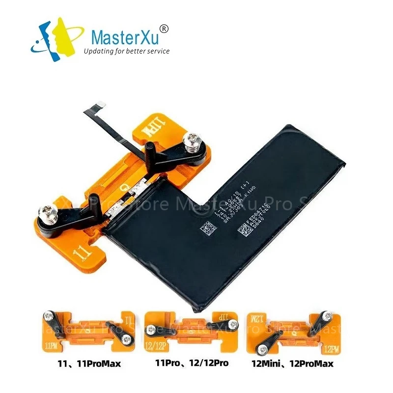 MasterXu 위치 고정 장치 iPhone 11 12 mini Pro Max 배터리 플렉스 보드 교체 수리 PoP Up 오류 용 2uul 솔더 와이어