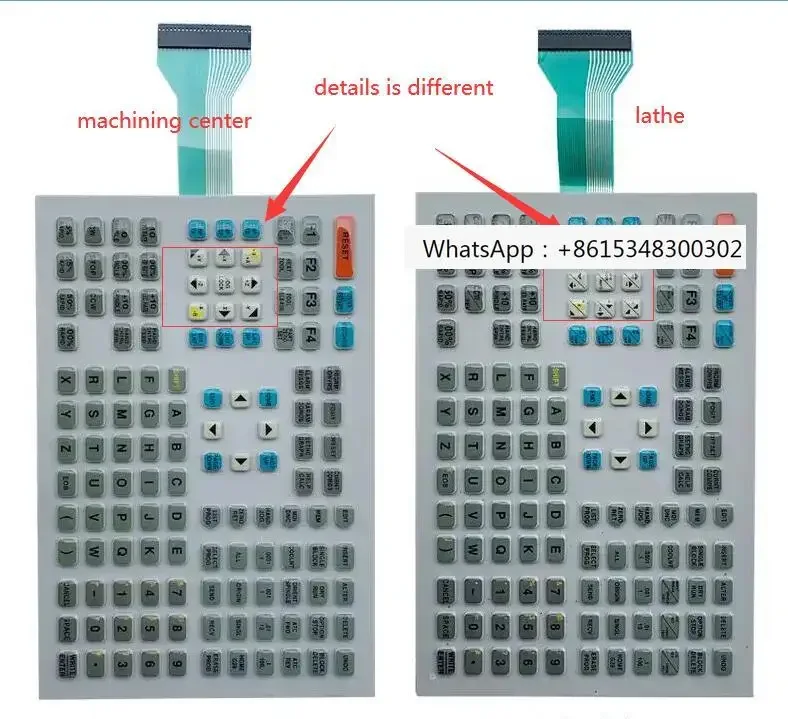 NEW FOR  CNC Machine Tool Operation Panel Press the Keyboard Control Panel Display Panel 61-0201 Lathe or machining Center