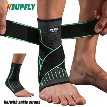 Manchon de Compression pour attelle de cheville, 1 pièce, avec sangles réglables, Support de voûte plantaire et stabilisateur de pied, enveloppe élastique pour la fasciite plantaire