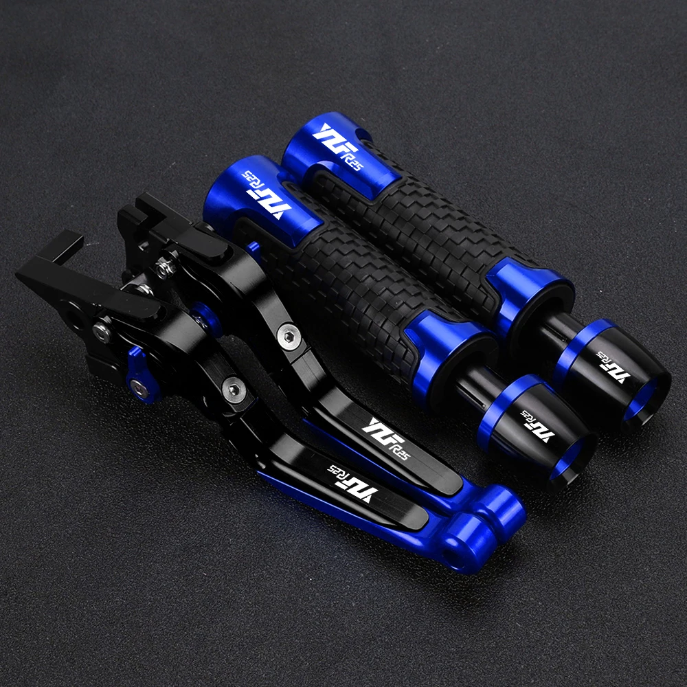 Brake Clutch Levers Handlebar Grips Handle Ends CNC FOR YAMAHA YZF R25 YZFR25 2015 2016 2017 2018 2019 2020 2021 2022 2023 2024