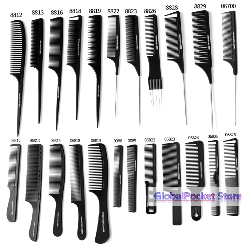 

[TG823]Barber Hairdressing Combs Multifunction Hair Detangler Comb Anti-static Haircare Hairstyling Tool Stylist Accessories