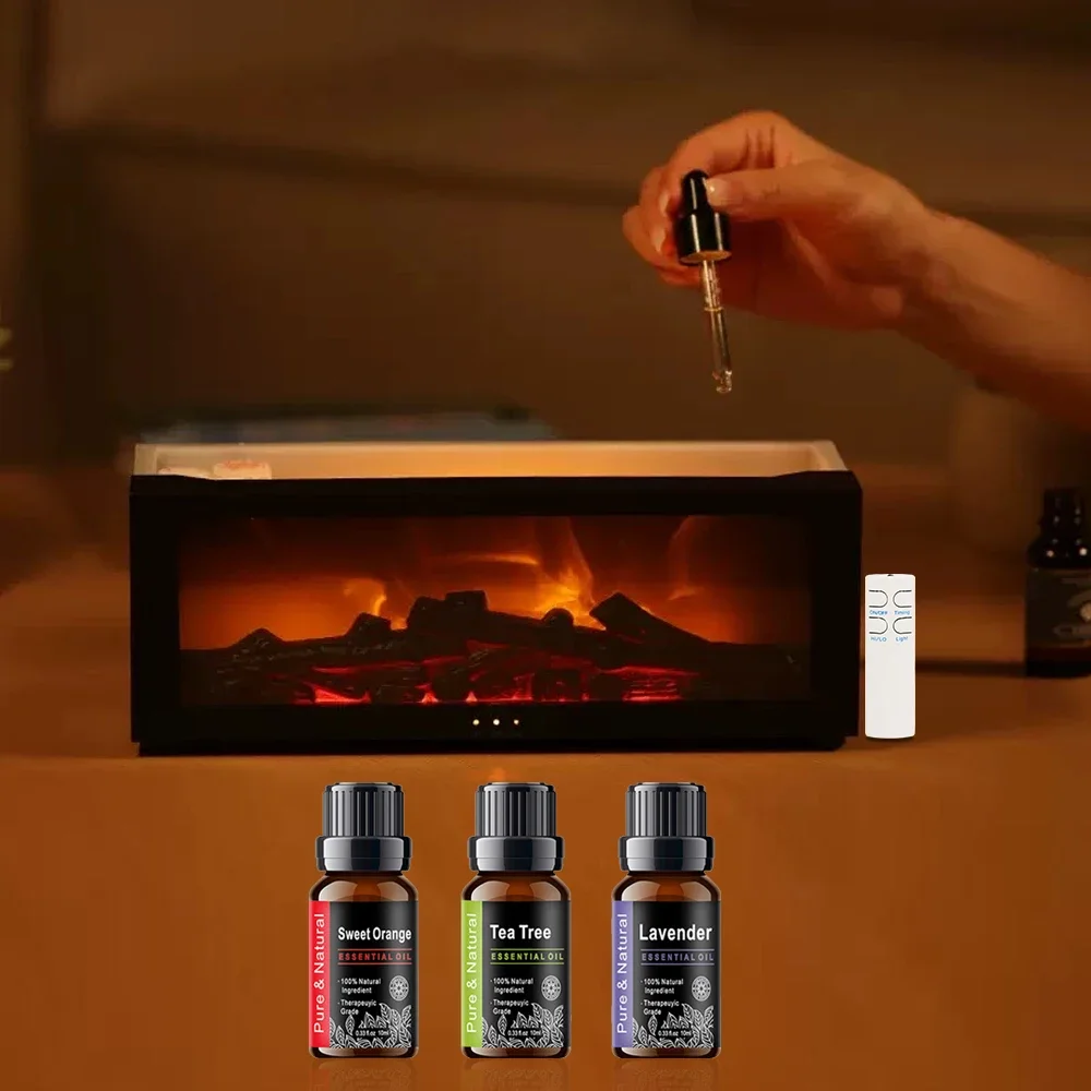 

Тихий увлажнитель с диффузором эфирного масла Whisper и светодиодным ночником с успокаивающим пламенем — автоматическое отключение для детских комнат и лучших Sl