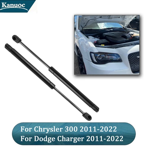 Imagen 1 del producto 2 unids/set para Dodge Charger 2011-2022 capó delantero de coche soporte de elevación puntales accesorios para Chrysler 300 2011-2022