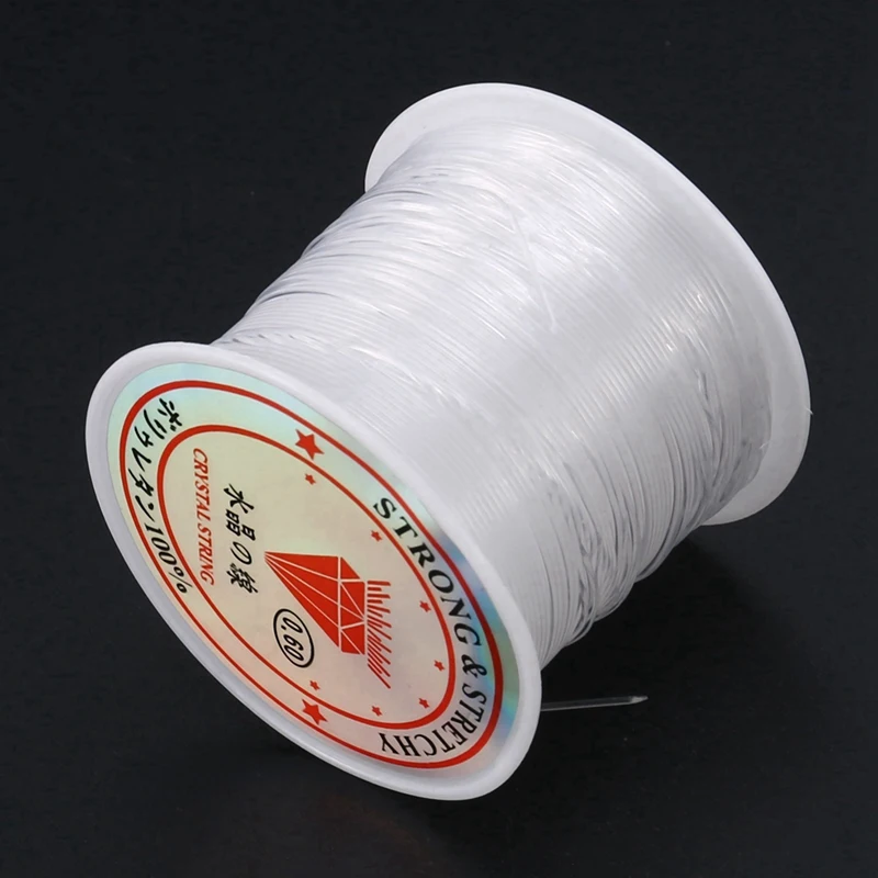 4X 53 رطل 0.6 مم خط صيد من النايلون الشفاف الشفاف خط صيد السمك