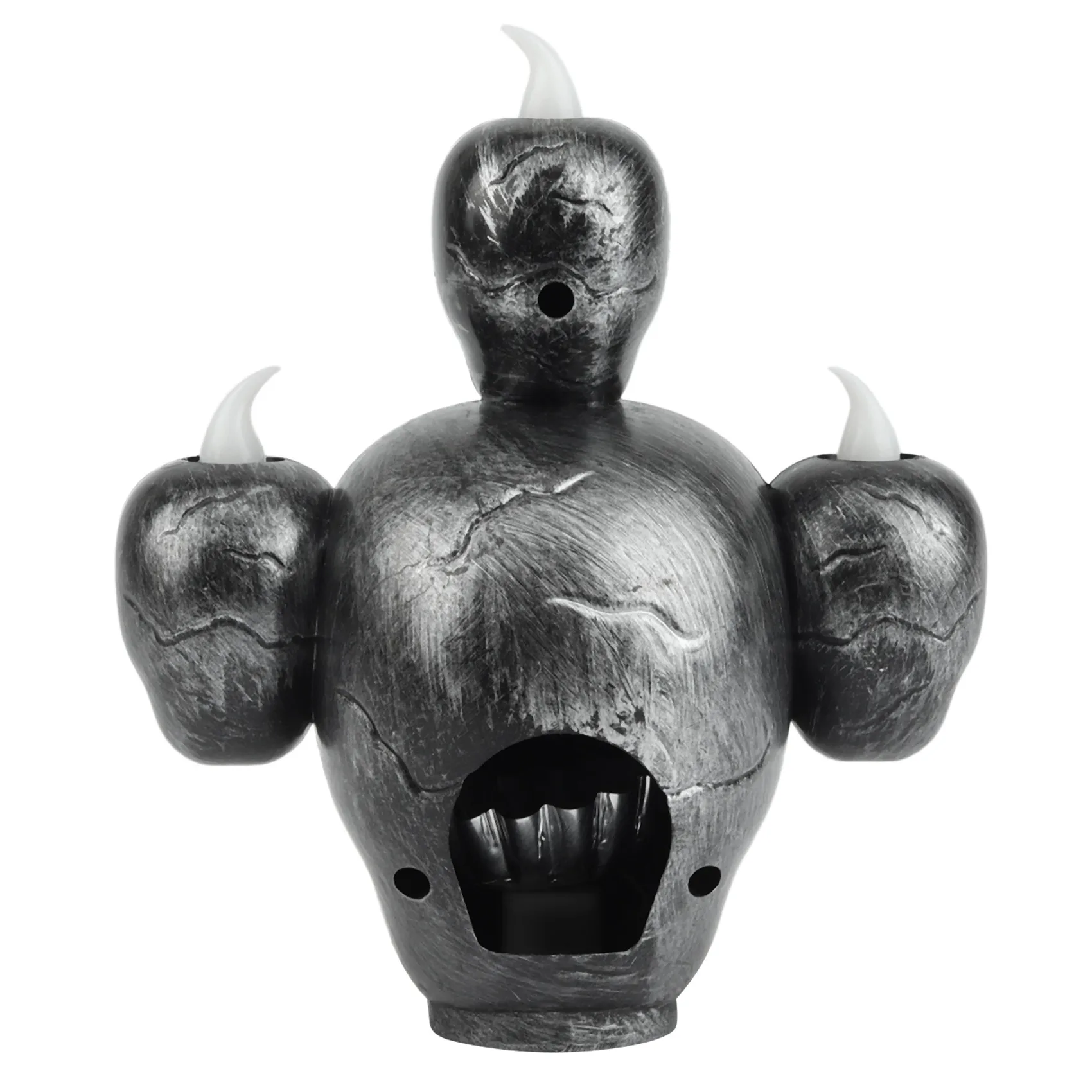 J1UL1N Halloween Horror Skull Head Light Pumpkin Lamp Electronic Candle Light Haunted House Decorations Home Decor