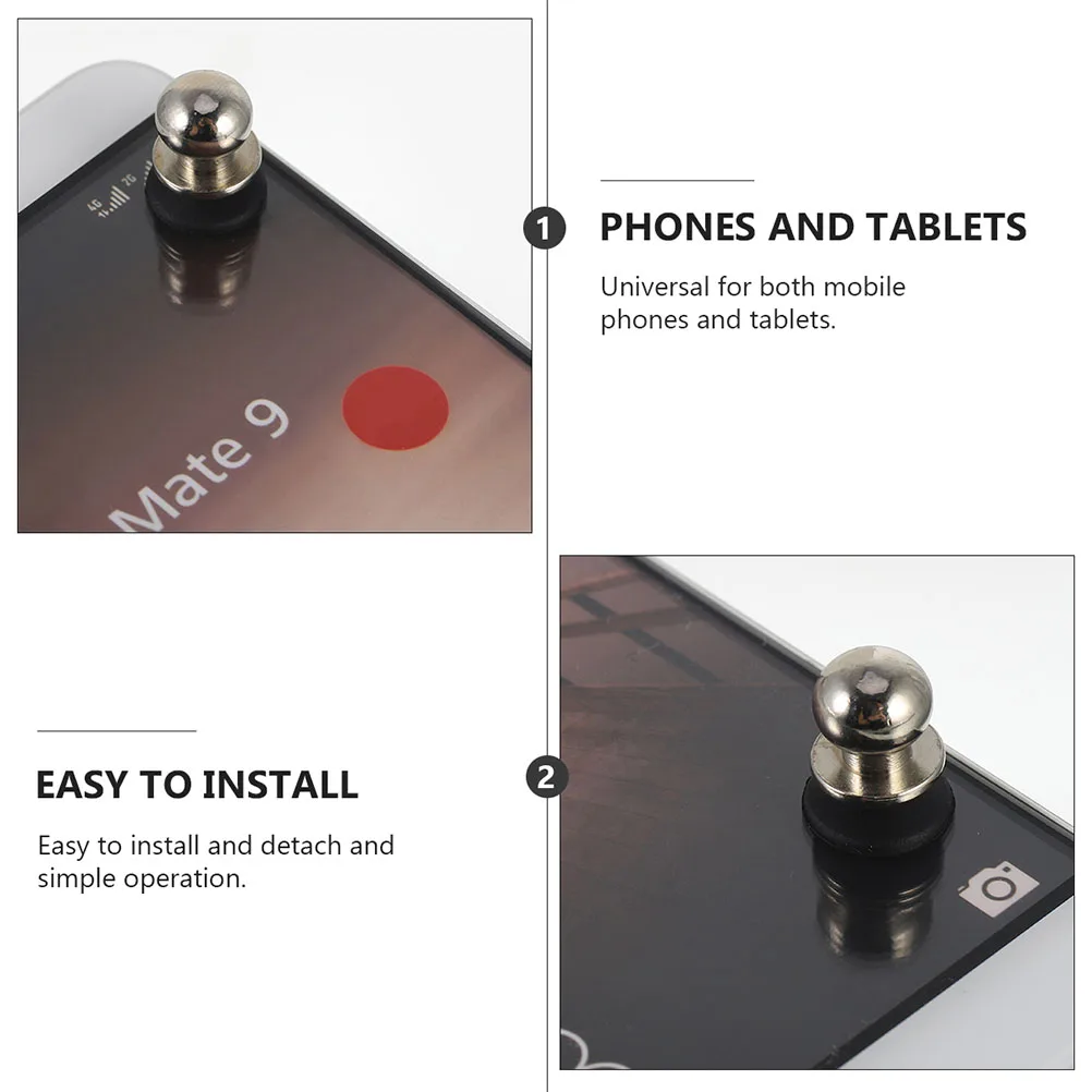 

Game Joystick Controller Button Auxiliary Tool for Phones Tablets High Sensitivity Flexible Trigger Easy Install Durable