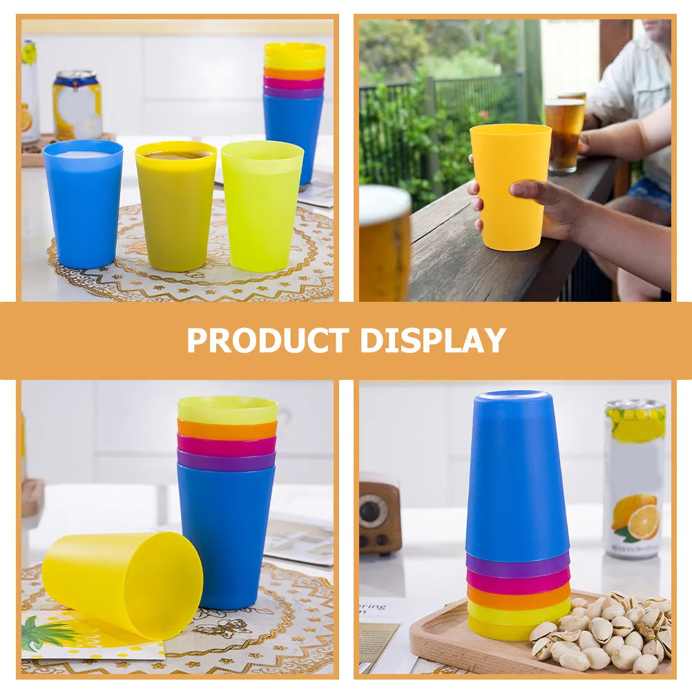 

12pcs Chunky Stackable Cups Toddler For Color Learning Hand Eye Coordination Sensory Stimulation Educational Preschool Baby