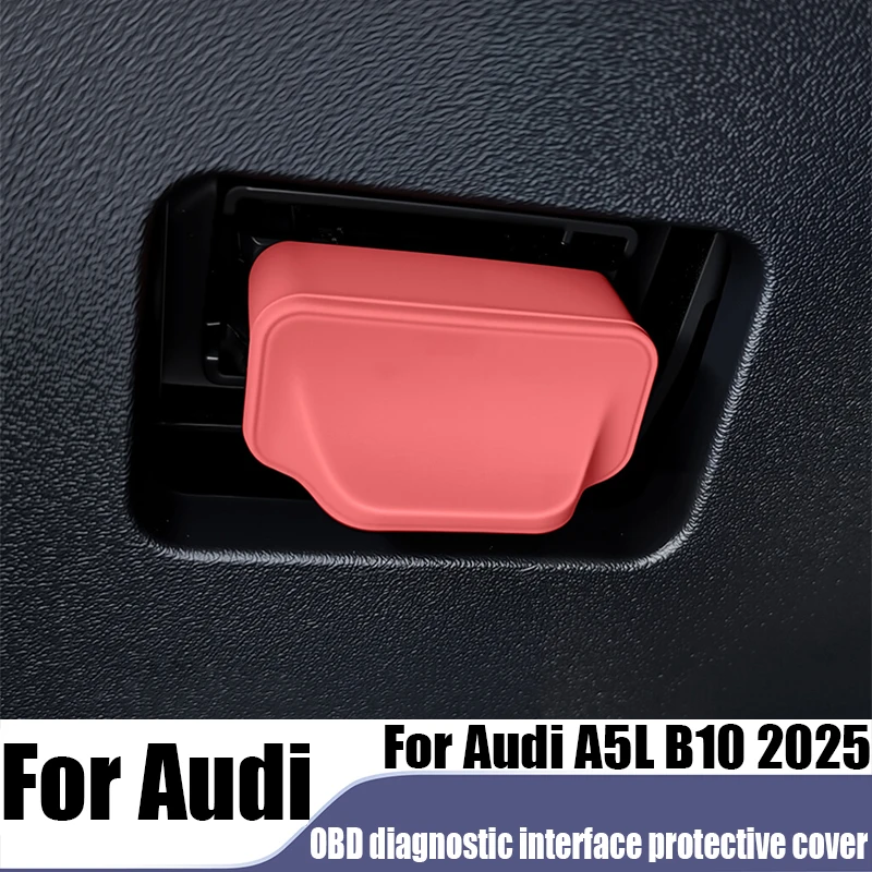 

For Audi A5L B10 2025 OBD diagnostic interface protective cover modification car interior decoration accessories waterproof