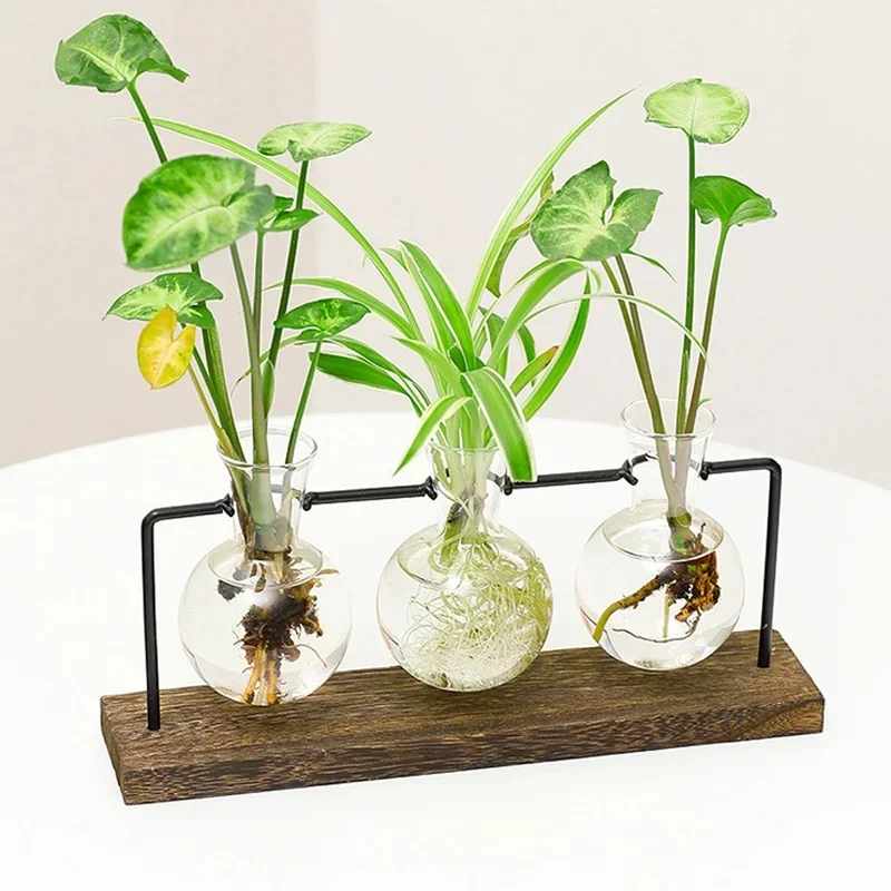 Glass vases for dining tables and interior decoration, suitable for modern Bohemian style vases for weddings and home decor