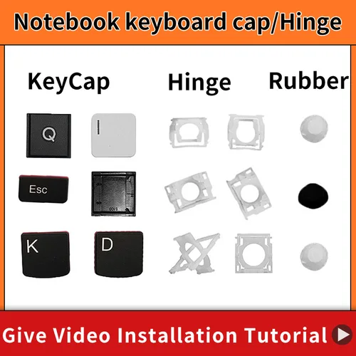 Teclado portátil para ASUS ACER HP DELL IBM lenovo Xiaomi HUAWEI LG Apple HASEE SONY Cap Keycap y reemplazo de bisagra