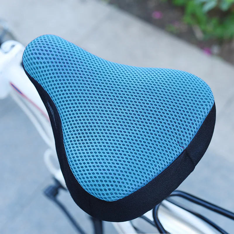 Bike Cushion Seat Cover Comfort Bike Seat Saddle Cover-Exercise Bike Seat Cushion for MTB Road Bikes Outdoor