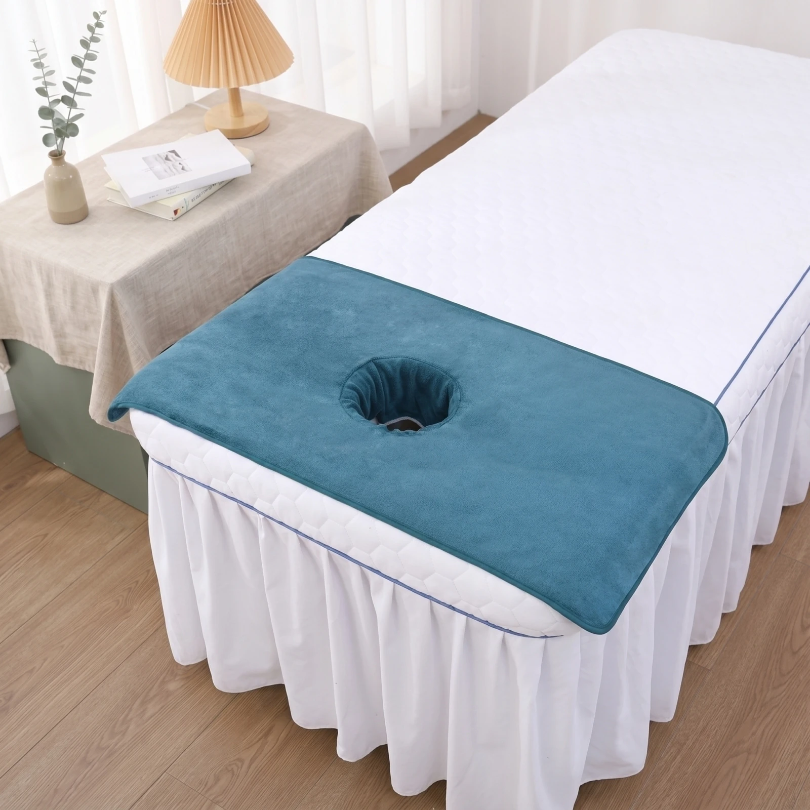 

Superfine fiber Thickened Beauty SPA Massage Table Planking Face Towel Therapeutic Bath Towel for Beauty Bed Headrest