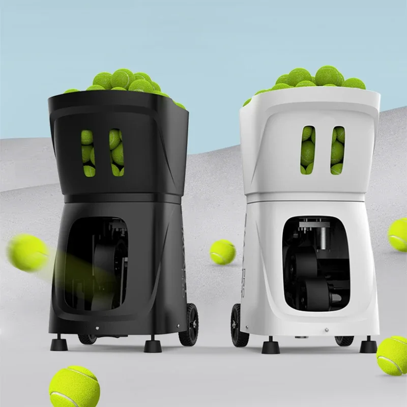 

Pusun 100balls capacity battery APP control paleta de padel ball machine padel ball training machine