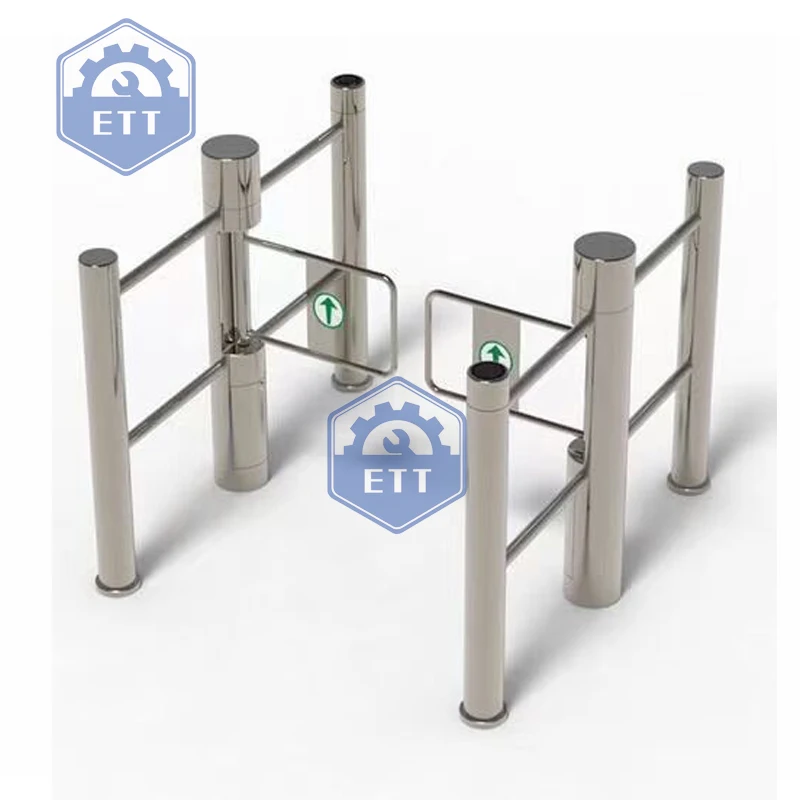 Automatic  Security Turnstile Supermarket induction swing gate Infrared sensor open stainless steel turnstile