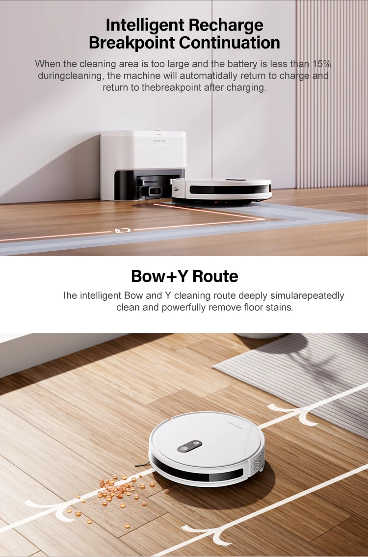 Purerobo K1D Roboter-Staubsauger, Gyroskop-Navigation, intelligenter Lautsprecher, Sturzprävention, Sturzprävention, Sensor, Heimkehrmaschine, Roboter