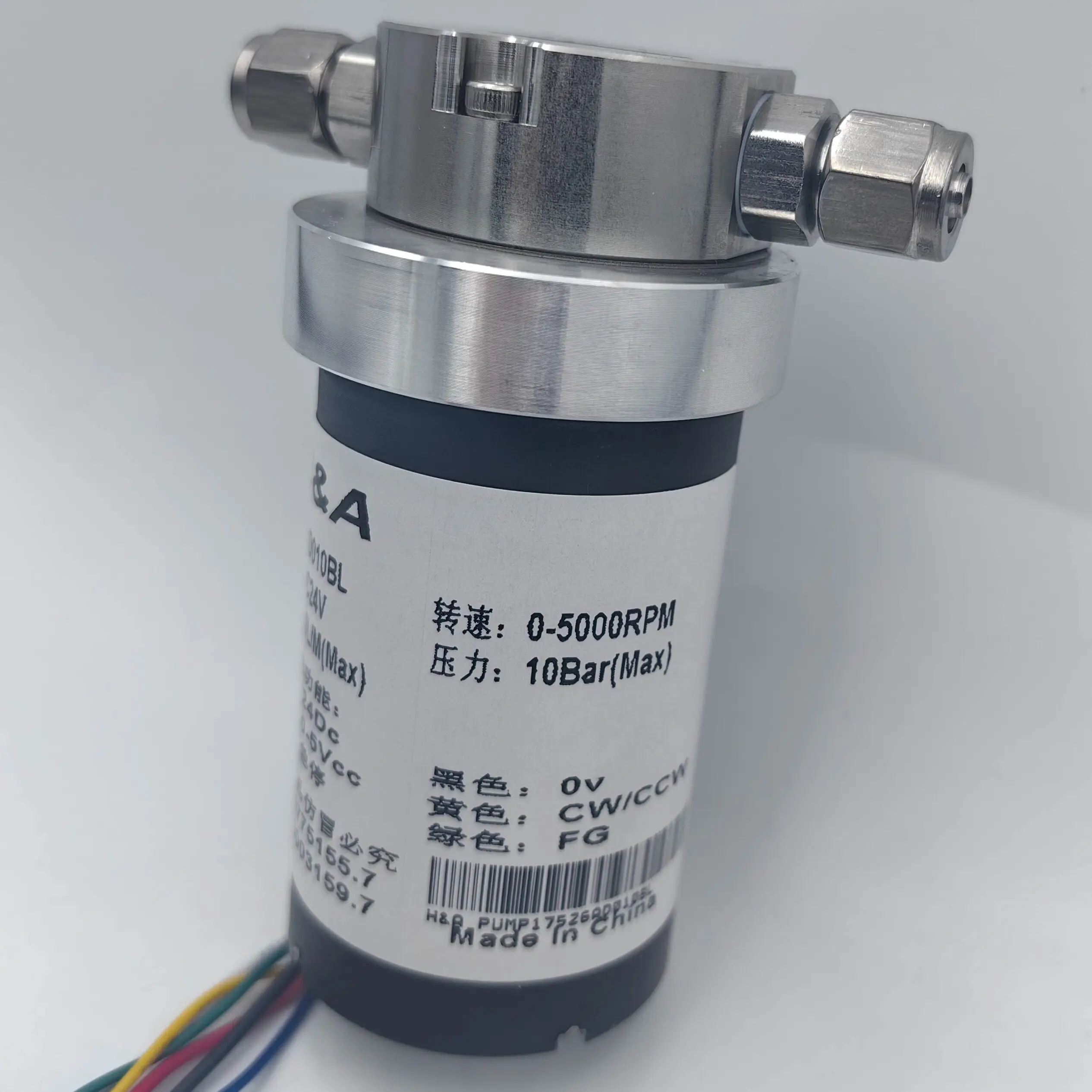 Miniature gear pump, precision metering, corrosion resistance, chemical water and oil solvent, oil pump, circulating pump