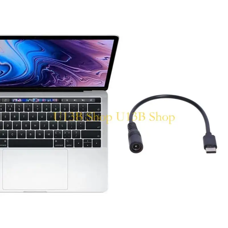 U13B Type-C до постоянного тока кабель питания 5V 5,5 x 2,1 мм самки до USB C Кабель зарядки зарядки