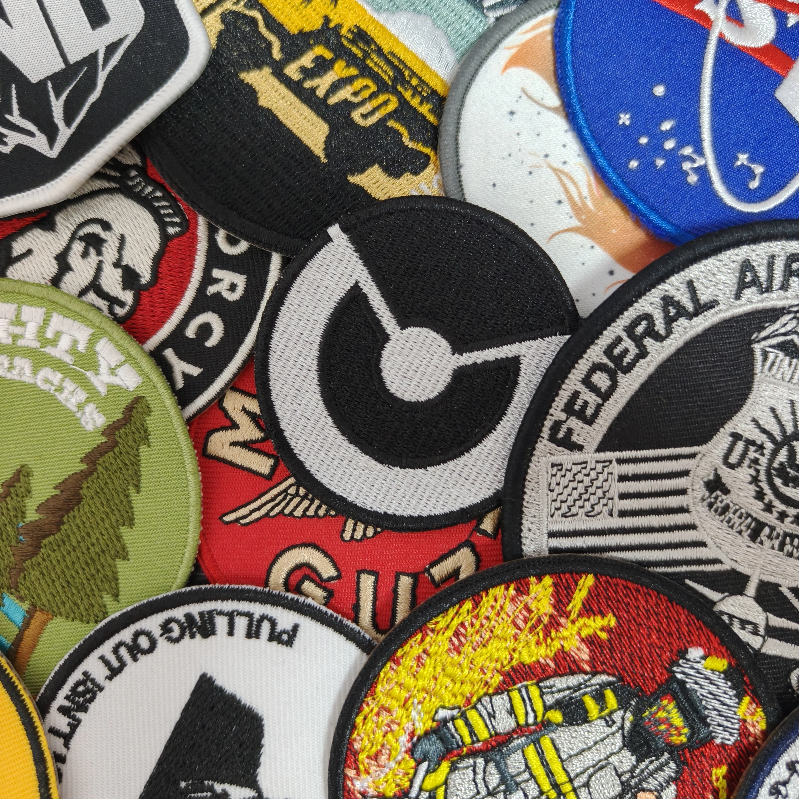 Custom Embroidered Patches Make Your Own Logo Iron On Sew On Clothes Jacket Backpack