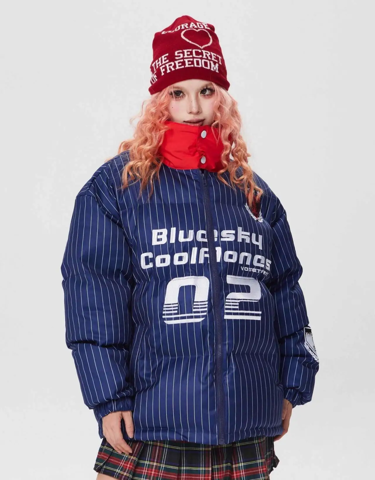 Parki damskie robocze jesienne ocieplane puszyste elastyczne mankiety urocze kobiece codzienne lekkie słodkie kobiece słodkie przystojne miękkie biurowe