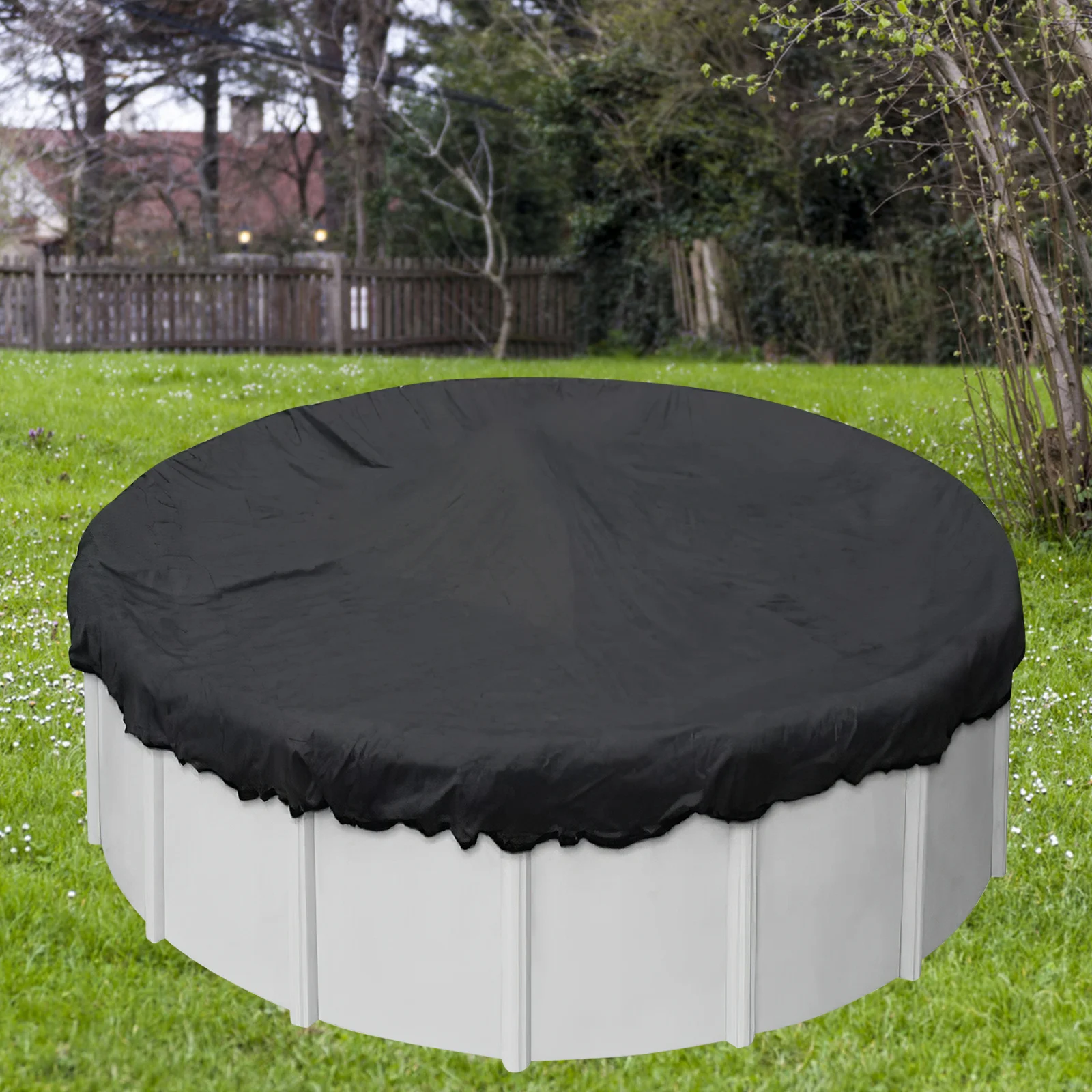 

Trampoline Protective Cover Inflatable Swimming Pool Cover Oxford Cloth Durable Outdoor Pool Protector Weather Resistant