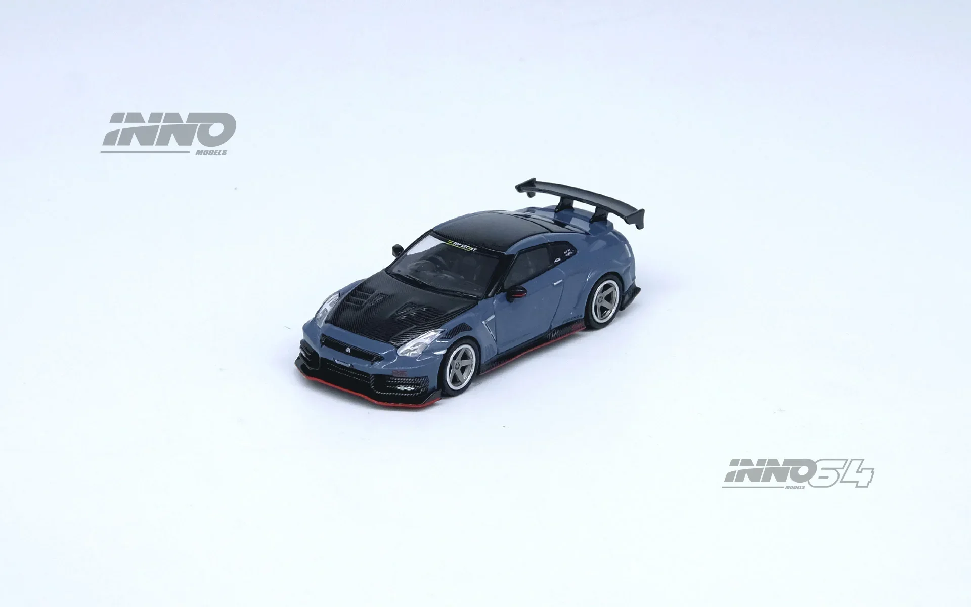 INNO 1:64 SKYLINE (R35) HONG KONG TOYCAR SALON 2024 TOPSECRET Diecast Model Car