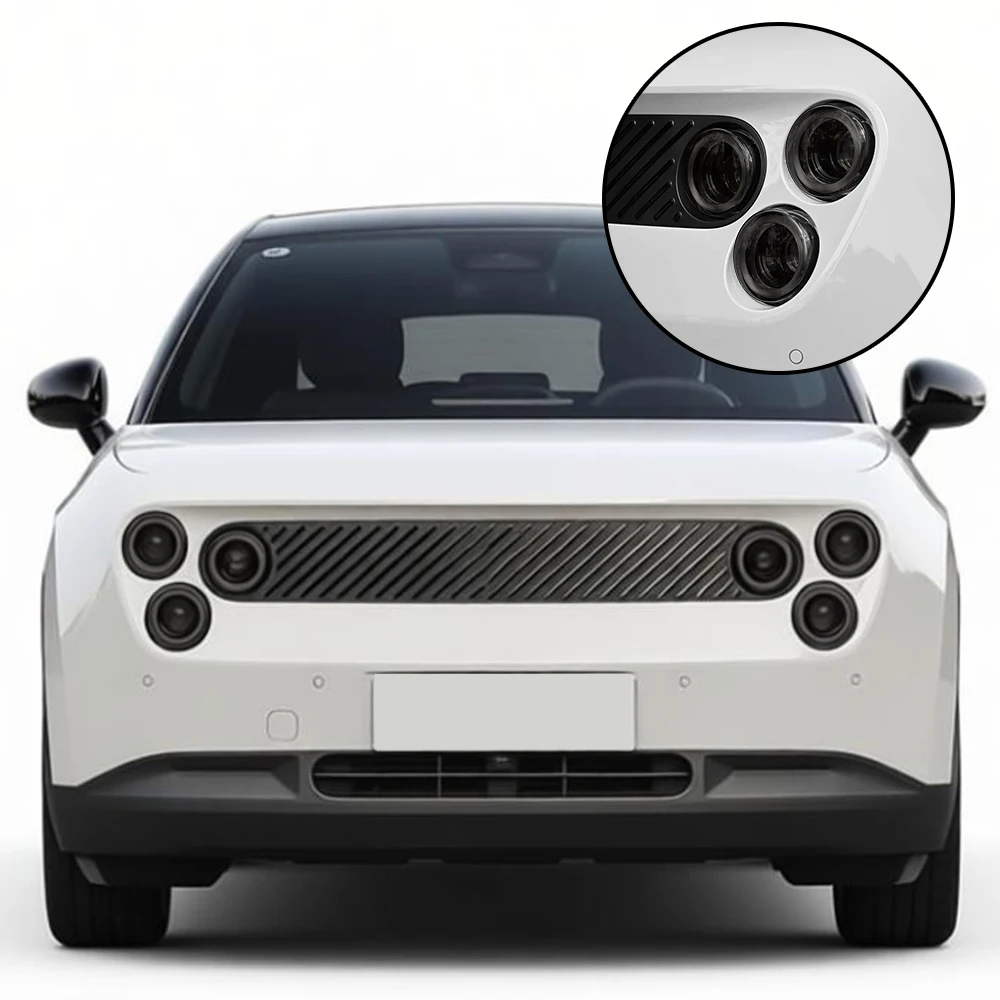 TPU Car Headlight Protective Film For NIO Firefly 2025-2026 Smoke Black High Gloss Pre-Cut PPF Anti-Scratch Vinyl Wrap Cover Kit