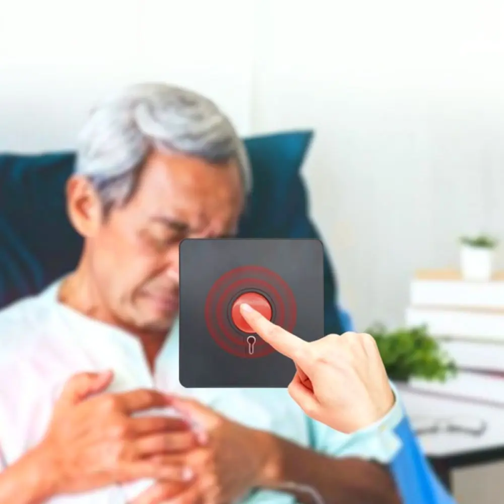 Emergency Alert Button Switch For DG ALIFU 86 Panel Hospital Nursing Home Patient Call Safety Device Rescue Accessory
