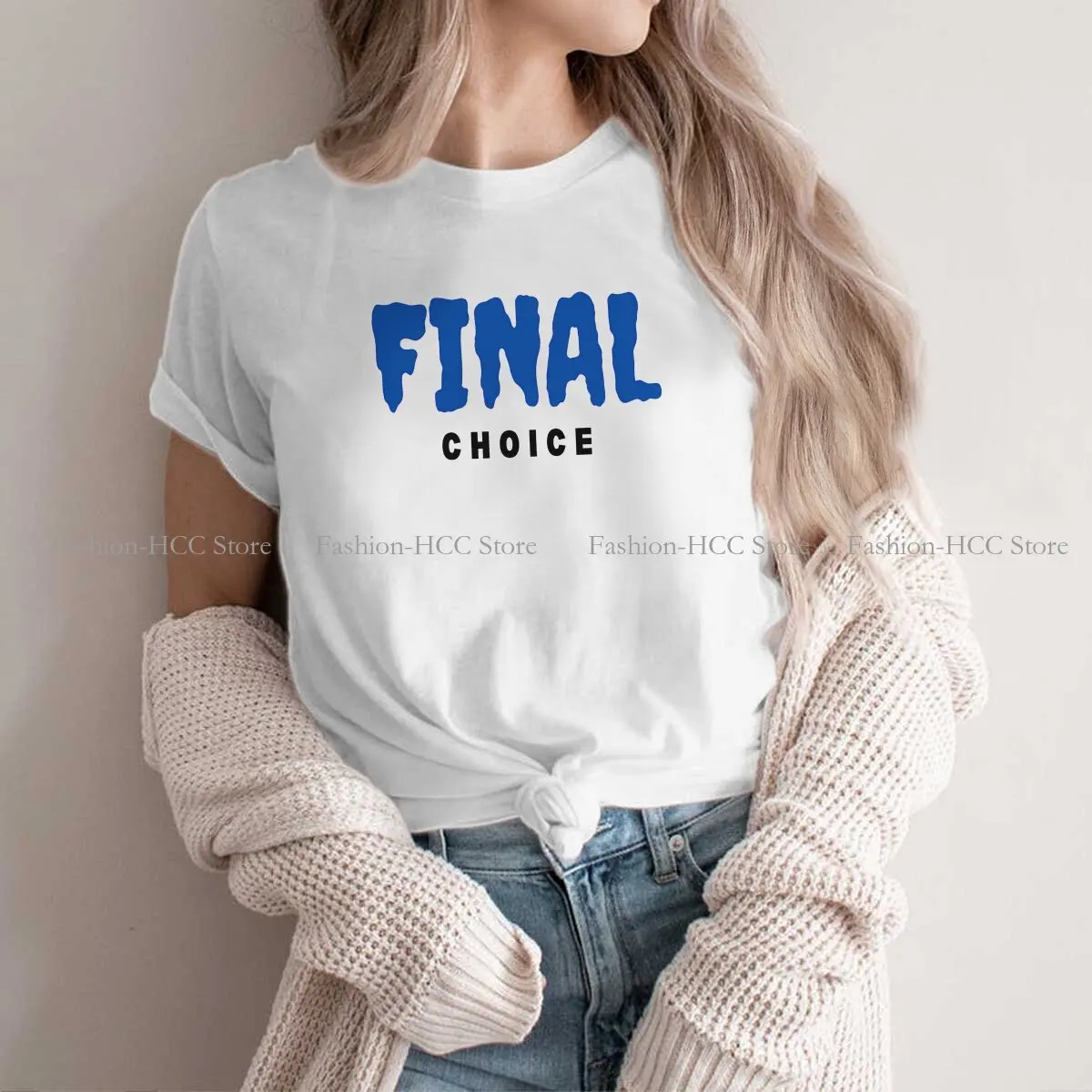 Choice Fashion Polyester TShirts Final Destination Female Style Streetwear T Shirt O Neck