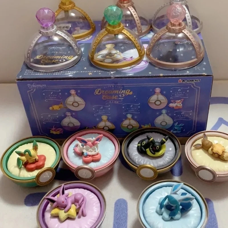

Re-Ment PokéMon Collection Series Dreaming Case Vol.2 Пикачу Spinda Snorlax Latios Jolteon Oshawott Экшн-модель слепая коробка игрушки