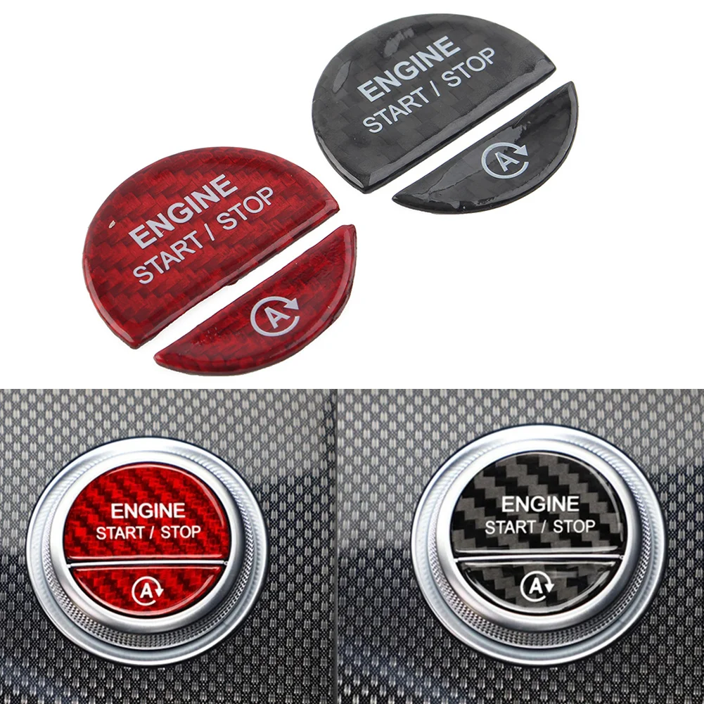 Car Engine Start Stop Button Cover Trim For Mercedes-Benz C-Class W206 2022+ For S-Class W223 2021+