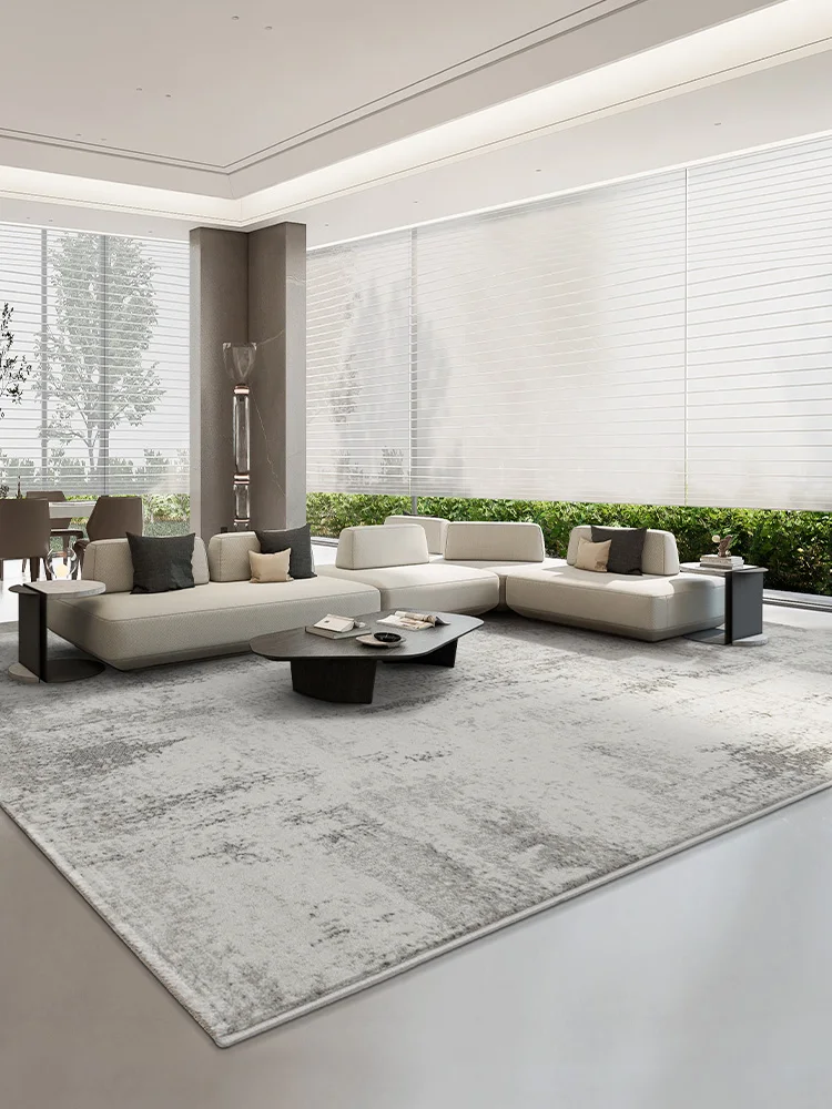 Carpet living room, light luxury, high-end household coffee table, carpet bedroom, gray modern